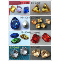 Point Back Color Ab Crystal Beads Rhinestones para bisutería